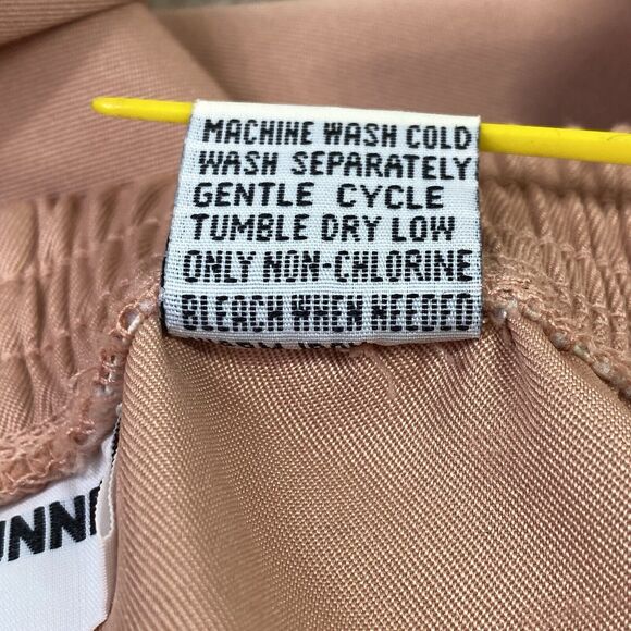 Alfred Dunner Pants Womens Sz 16 Salmon Elastic Waist Loose Fit Grannycore - Picture 4 of 9